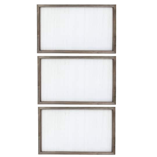ArtSkills® 19" Large Rustic Framed Wooden Plaque Set